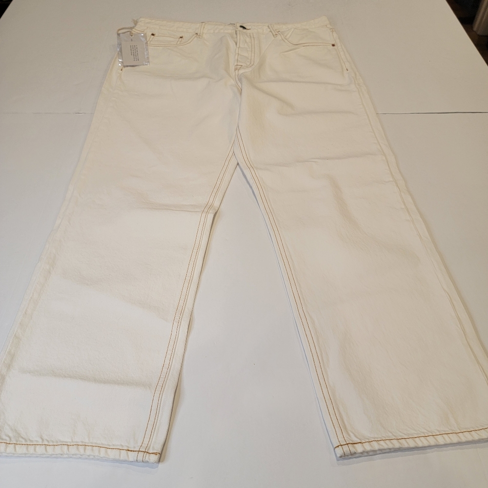 GRLFRND Helena Super High Rise Straight Leg Jean In Indy Size 32 NEW!